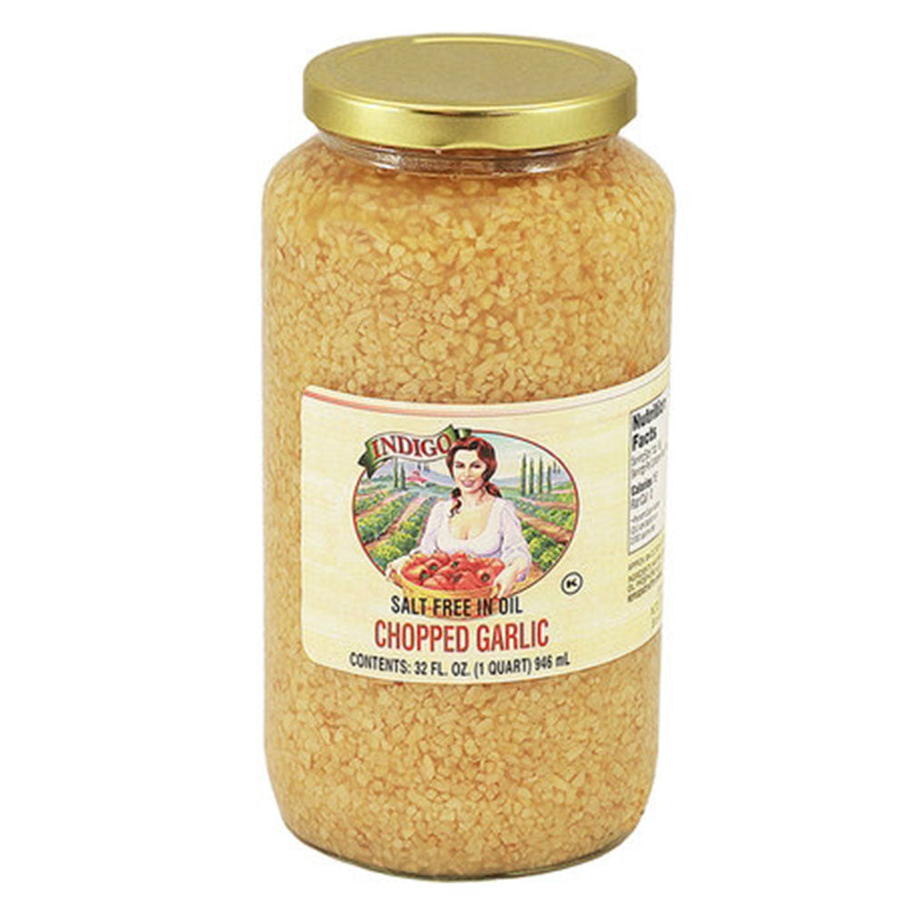 Indigo Chopped Garlic In Oil (32 OZ)