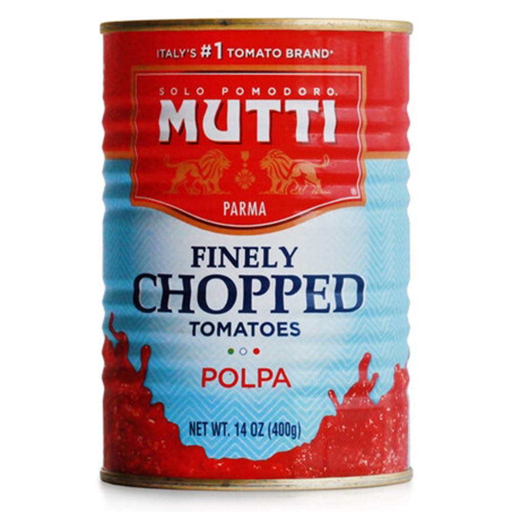MUTTI Finely Chopped Tomatoes (Polpa) – Italian Tomato Pulp (14 oz)