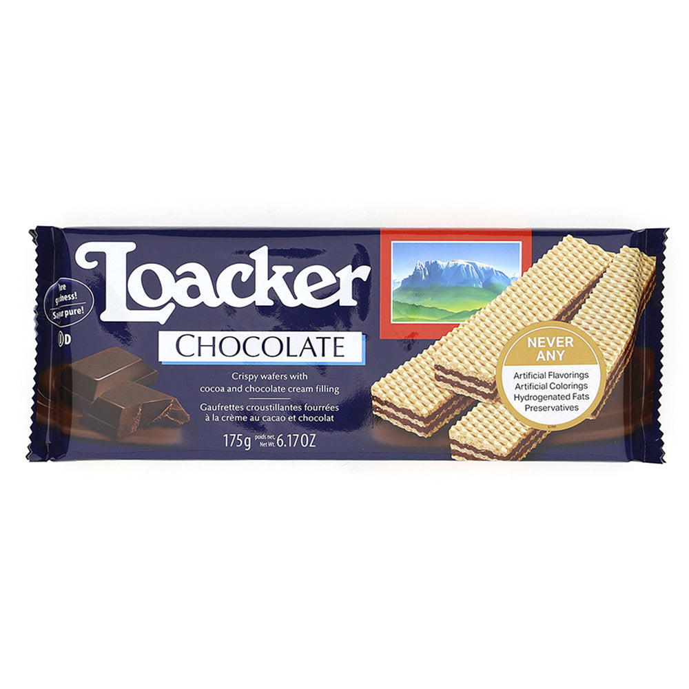 Loacker Classic Milk Chocolate Wafer Cookies - Italian Wafers (6.17 oz / 175g)