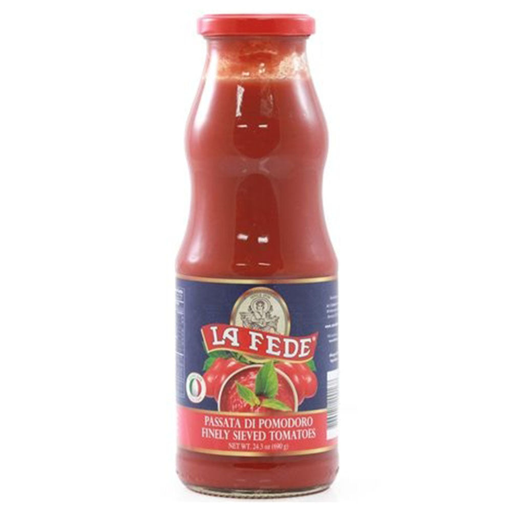 La Fede Classico Passata Tomatoes – Strained Italian Tomato Puree, 24.3 oz