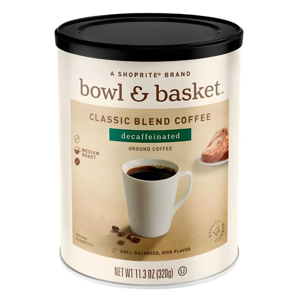 Bowl & Basket Decaf Medium Ground Coffee - 11 oz Can