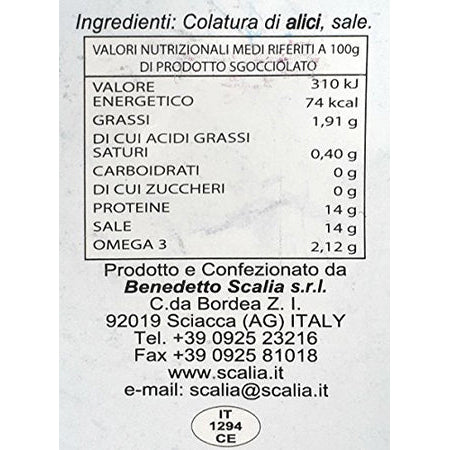 Scalia Colatura di Alici – Italian Anchovy Sauce 100 ml