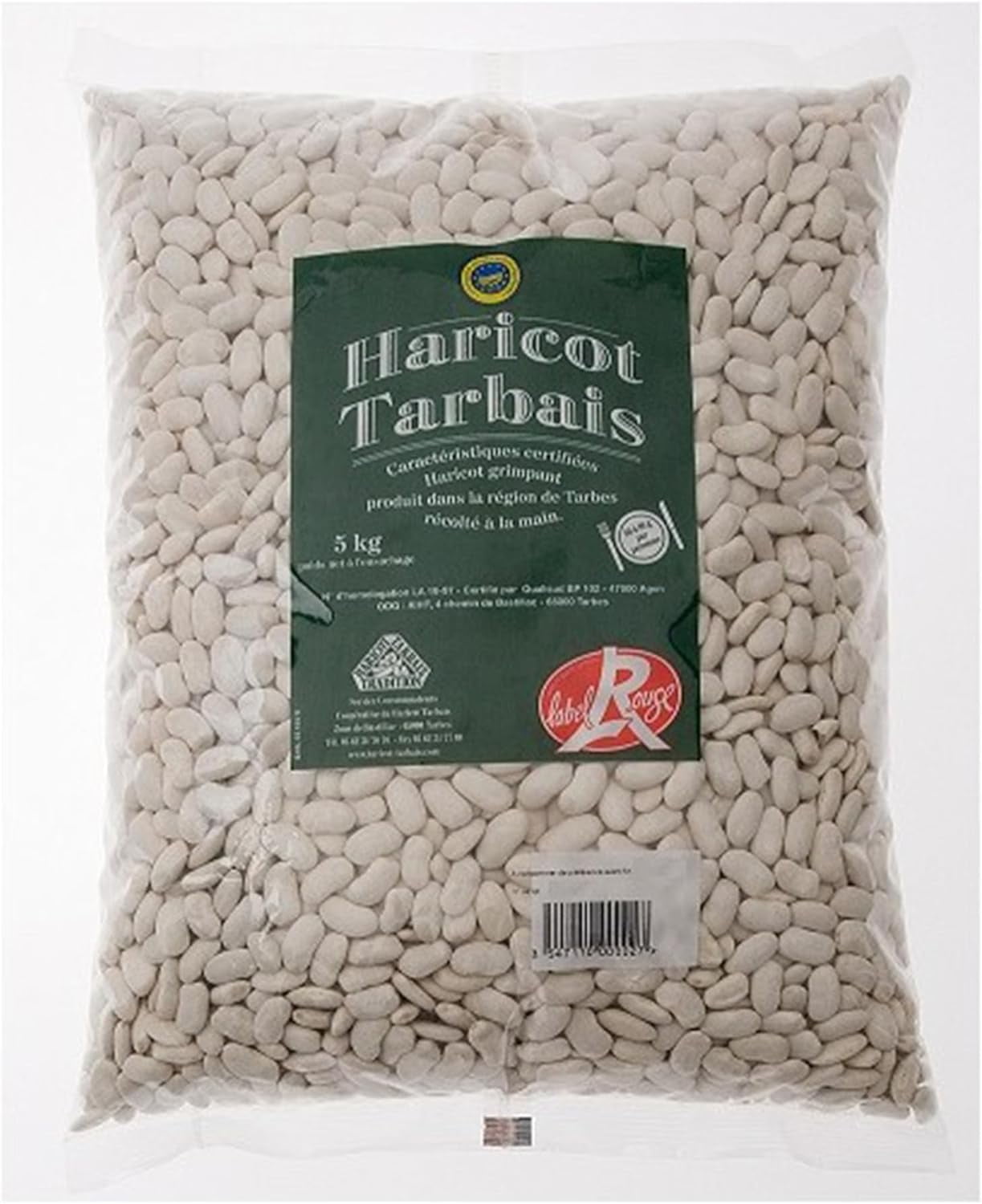Cooperative du Haricot Tarbais – Premium French Dry Beans 11 lb (5 kg)