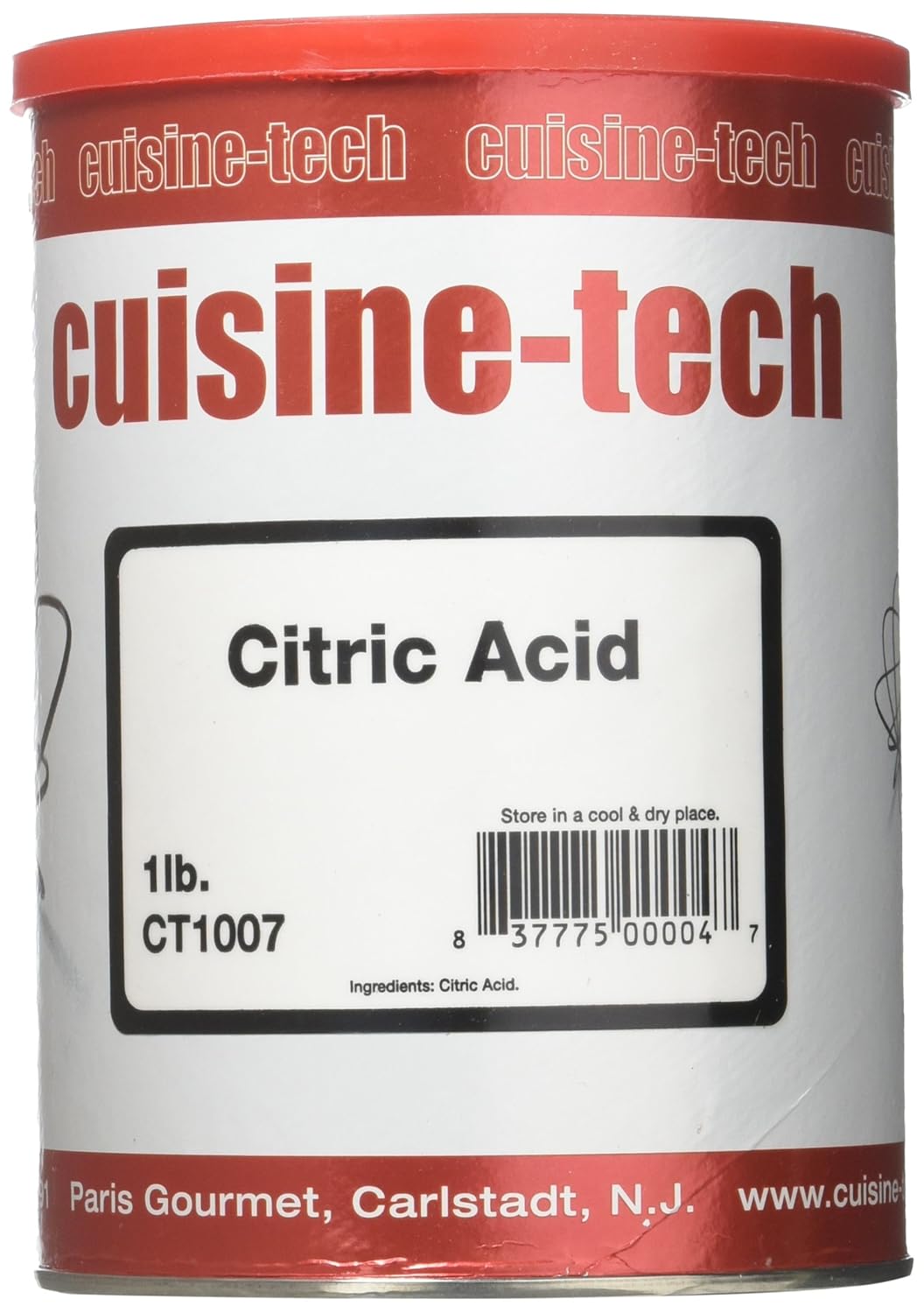Cuisine-Tech Citric Acid 1 LB