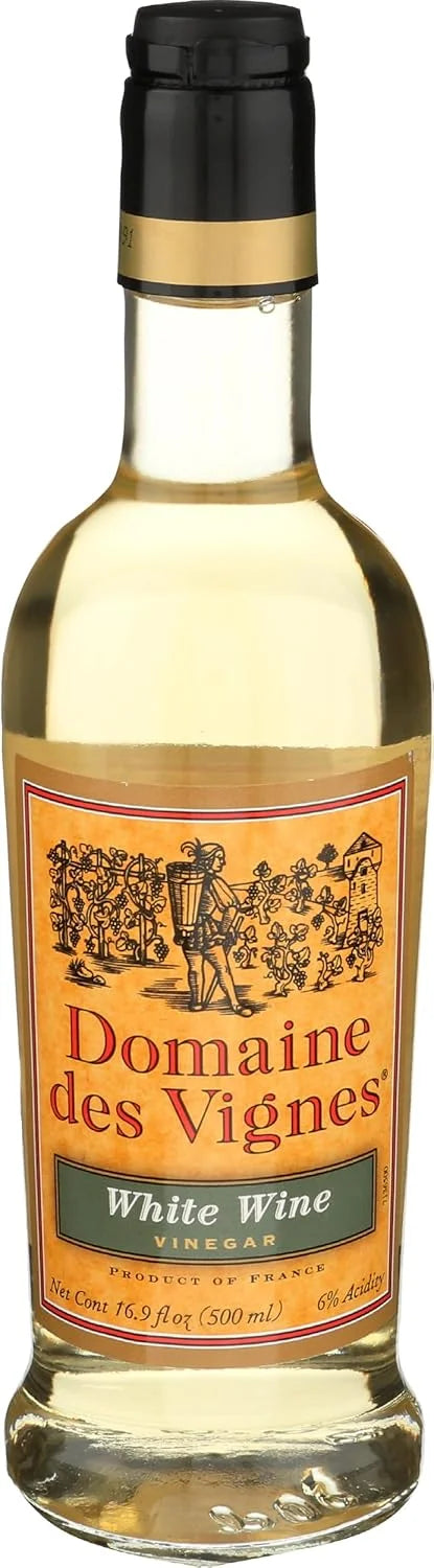 Domaine Des Vignes White Wine Vinegar – 16.9 fl oz (500ml)