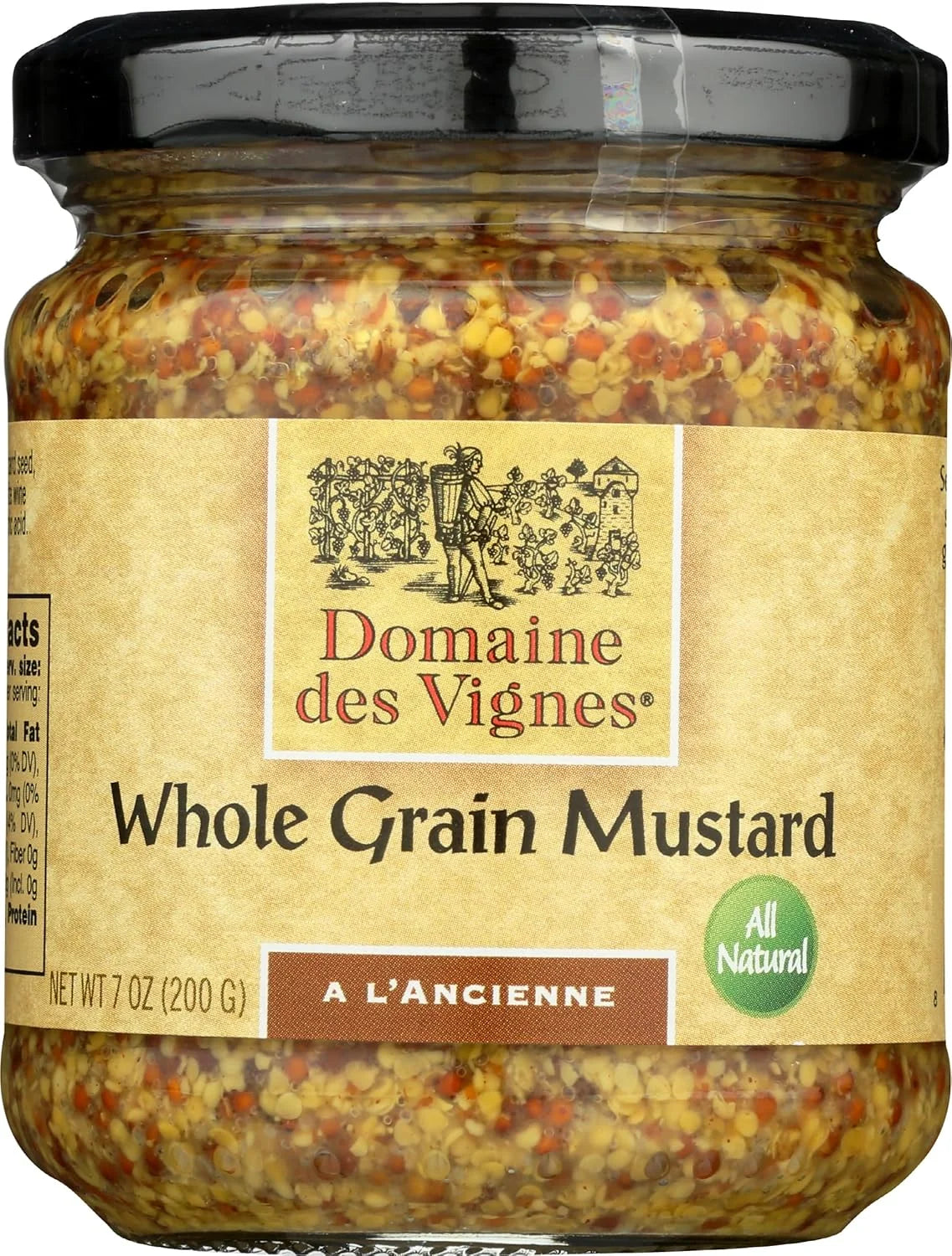 Domaine Des Vignes Whole Grain Mustard – 7 oz (200g)