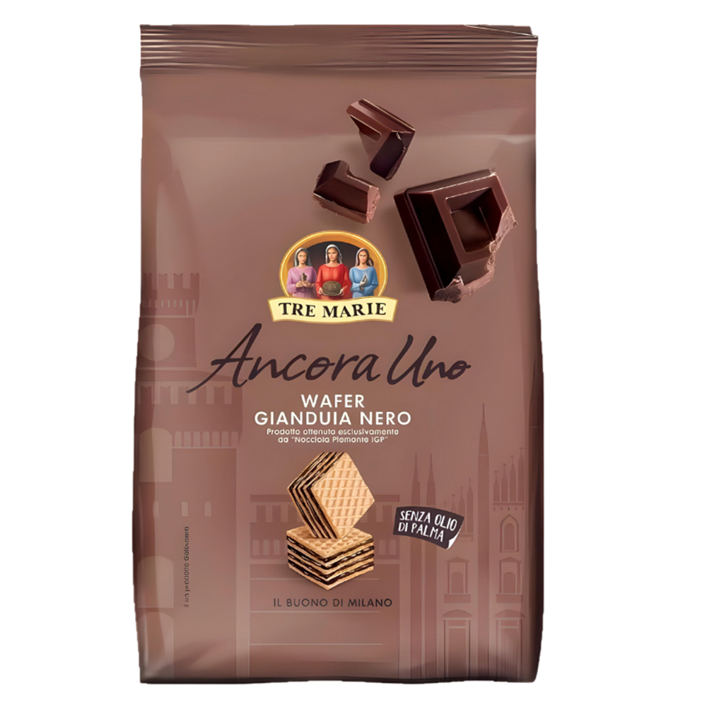 Tre Marie Dark Gianduja Wafer Cubes - 7.05 oz (200 g)