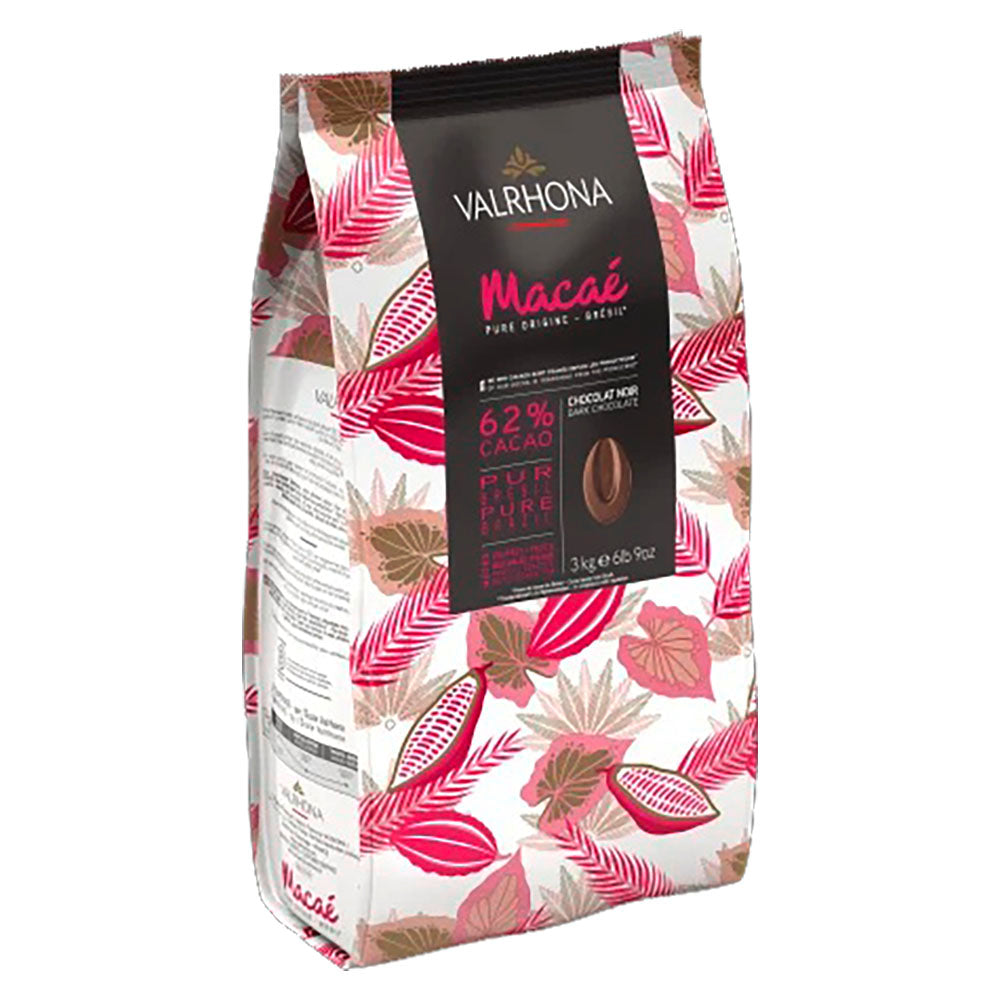 Valrhona Dark Macae 62% Chocolate Bean 6.6 LB