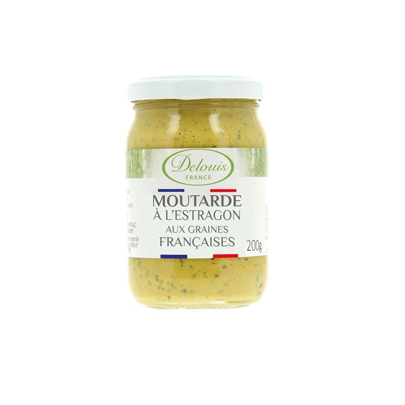 Delouis Fils Tarragon Mustard – Moutarde à l’Estragon 200g (7 oz)