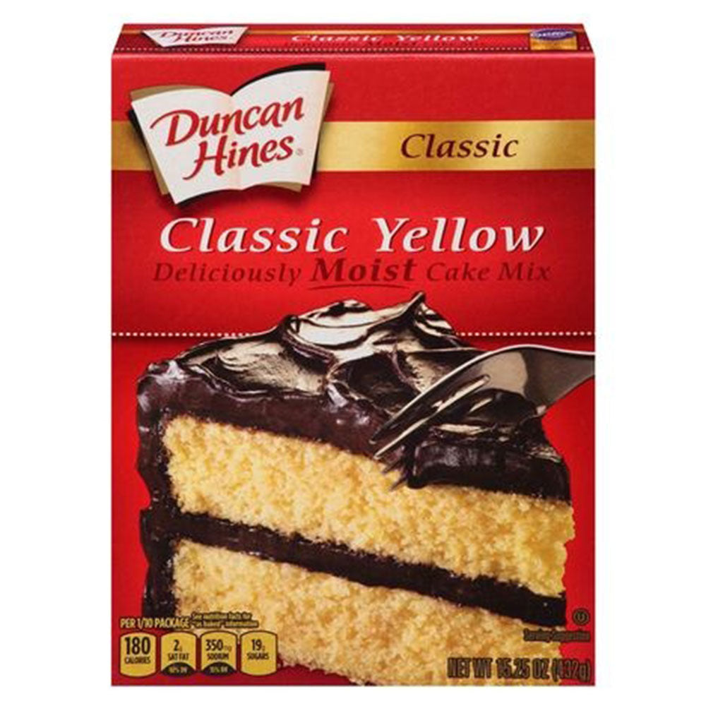 Duncan Hines Perfectly Moist Classic Yellow Cake Mix – 15.25 oz