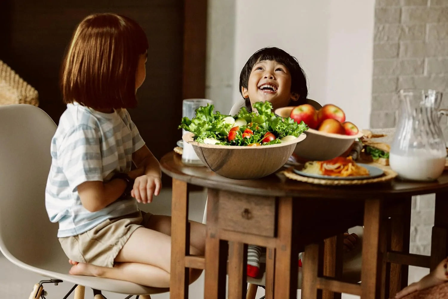 8.5-Inch Palm Leaf Serving Bowls – 10-Pack Large 40 oz Eco-Friendly Deep Disposable Plates