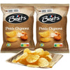 Eco-Friendly Palm Leaf Plate bundled with Brets Potato Chips Petit Onions 125g (4.4 oz) 2 Pack