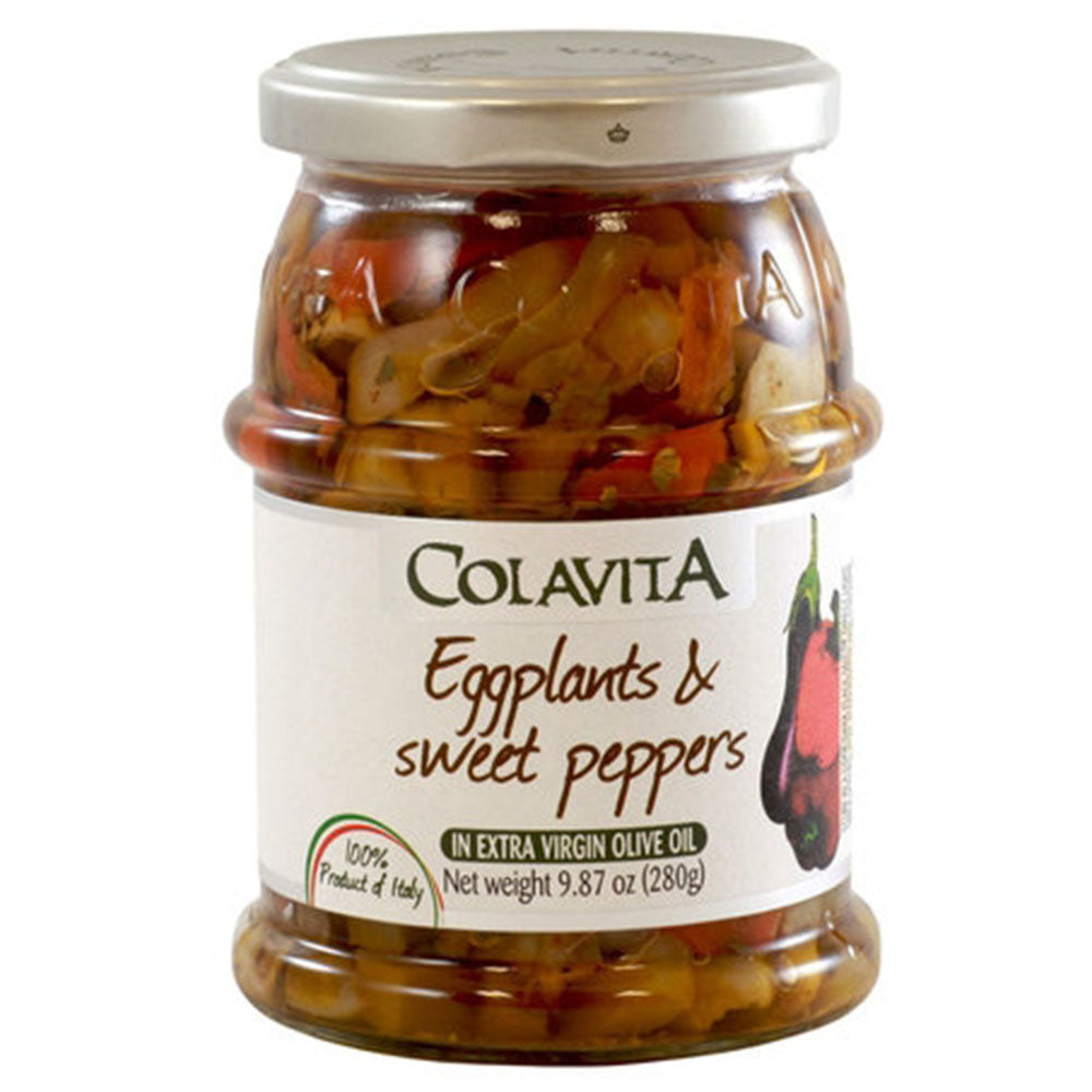 Colavita Eggplant and Sweet Peppers in Sunflower Oil (9.87 oz)