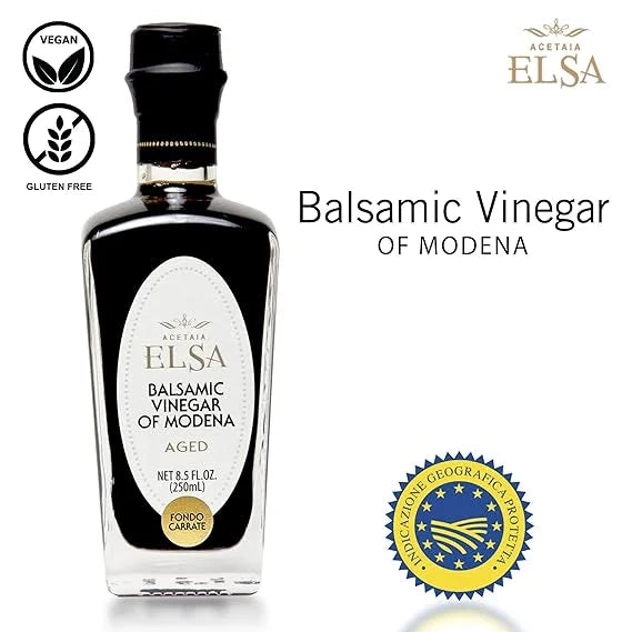Elsa Aged Balsamic Vinegar of Modena – 12 Year, 8.5 oz Bottle