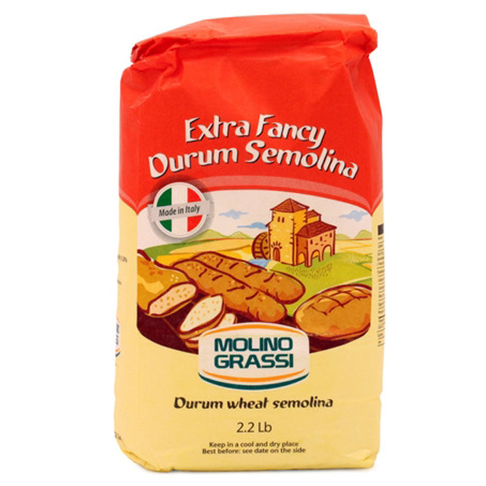 Molino Grassi Extra Fancy Durum Wheat Semolina Flour - 2.2 lb