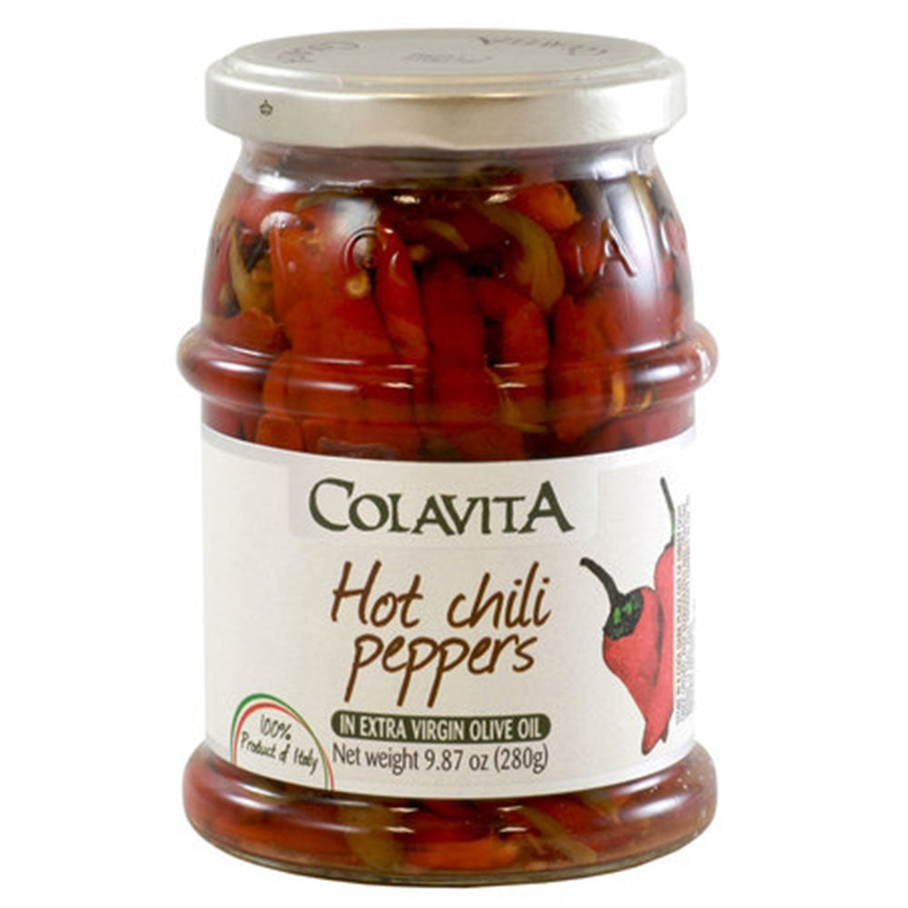 Colavita Extra Large Hot Chili Peppers in Oil (9.87 oz)