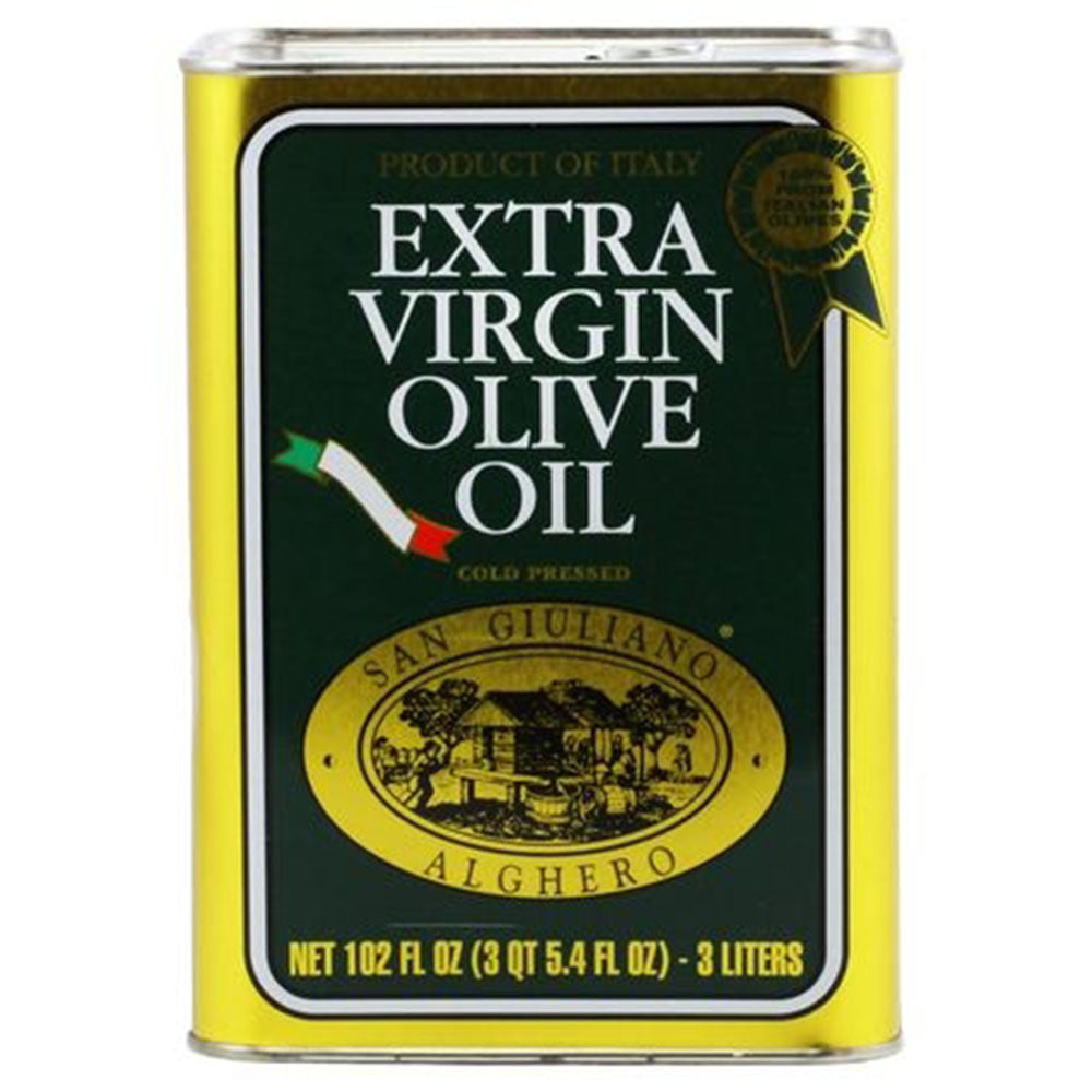 San Giuliano Extra Virgin Olive Oil – Cold Pressed, 102 fl oz (3L)