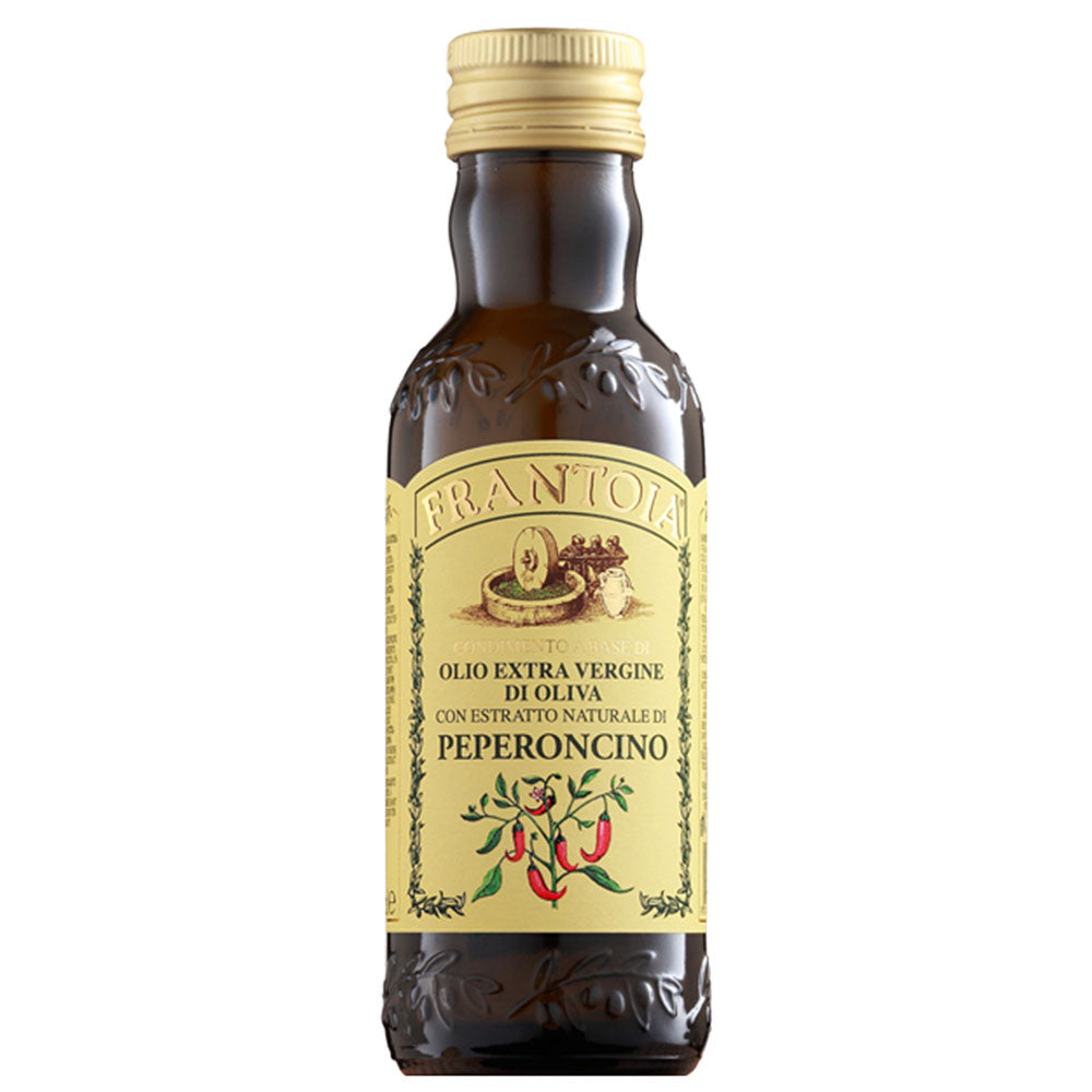 Frantoia Extra Virgin Olive Oil with Chili Peppers (8.45 oz)