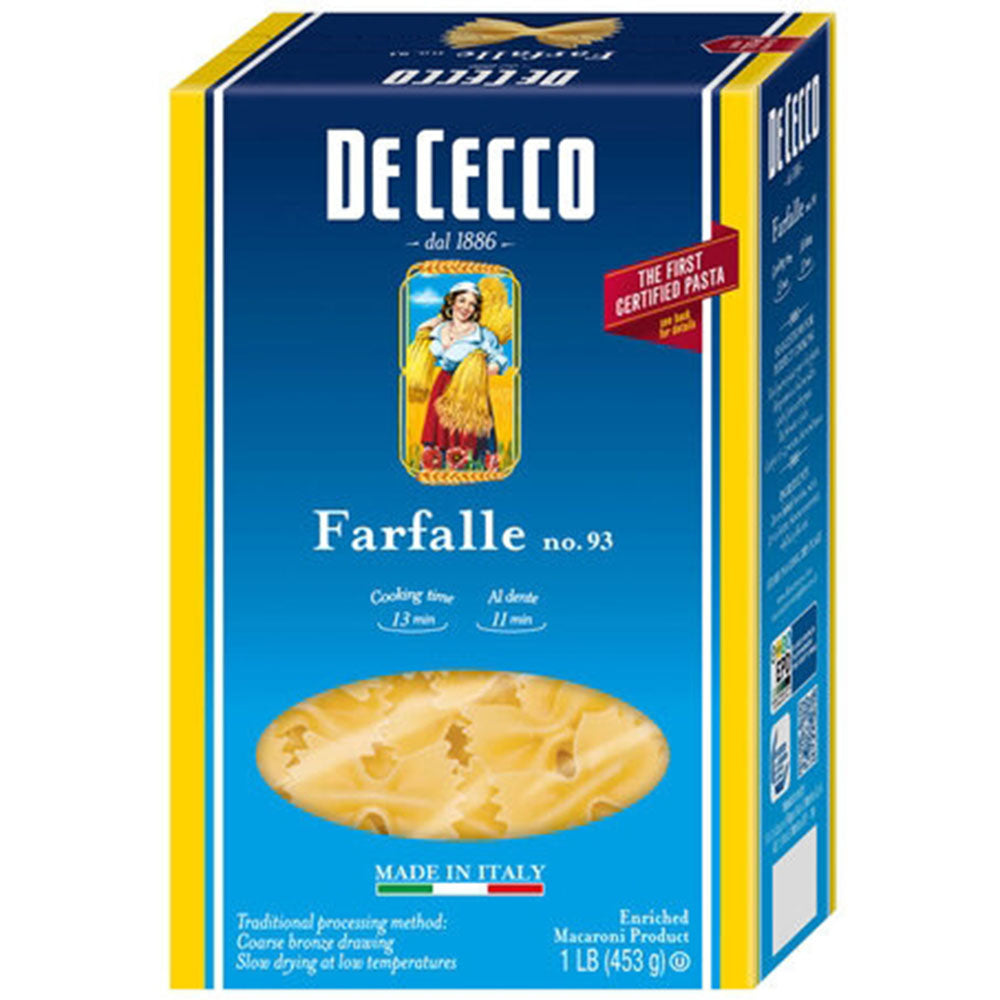 De Cecco Farfalle Pasta No. 93 (1.0 LB)