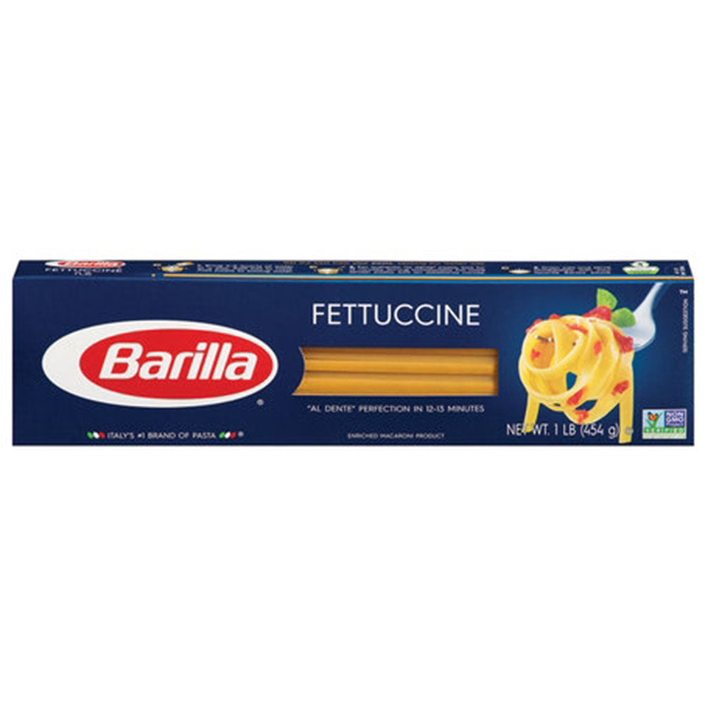 Barilla Fettuccine Pasta - 1 LB Box (16 OZ) - Long Ribbon