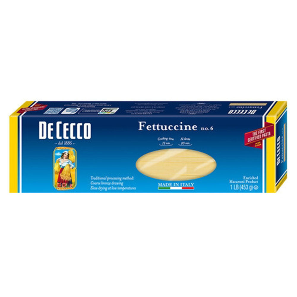 De Cecco Fettuccine Pasta No. 6 (1.0 LB)