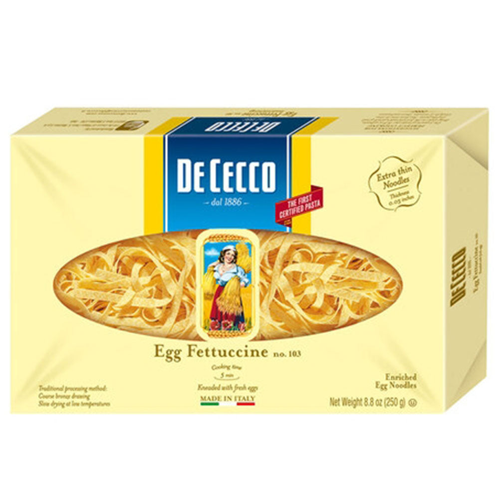De Cecco Fettuccine Egg Nest Pasta No. 103 (8.8 oz)