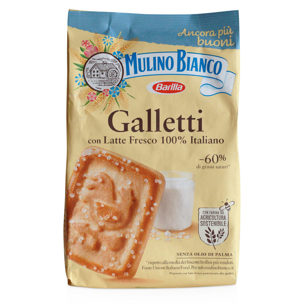 Mulino Bianco Galletti Italian Cookies – Classic Shortbread (12.35 oz)