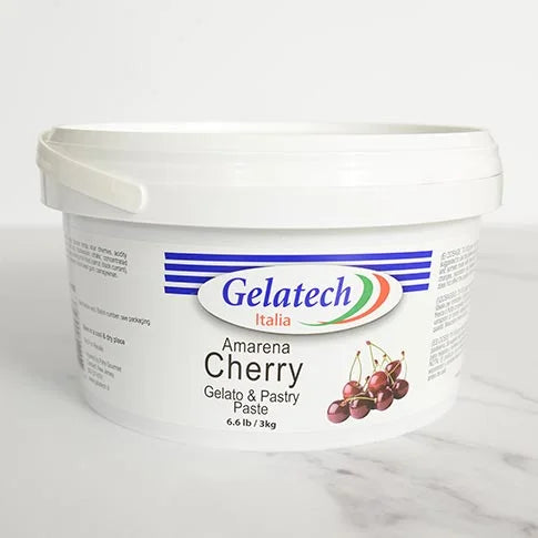 Gelatech Amarena Cherry Gelato & Pastry Paste – 6.6 lb Tub