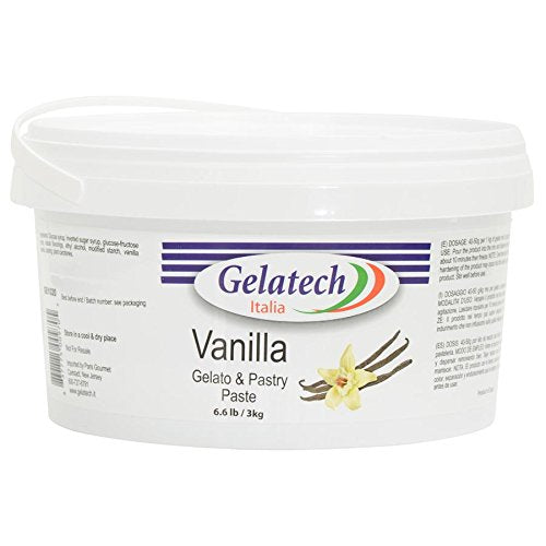 Gelatech Vanilla Gelato & Pastry Paste – 6.6 lb Tub