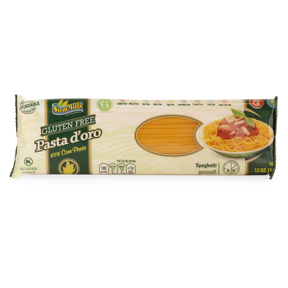 Pasta D'Oro Gluten Free Spaghetti Pasta - 12 oz Bag