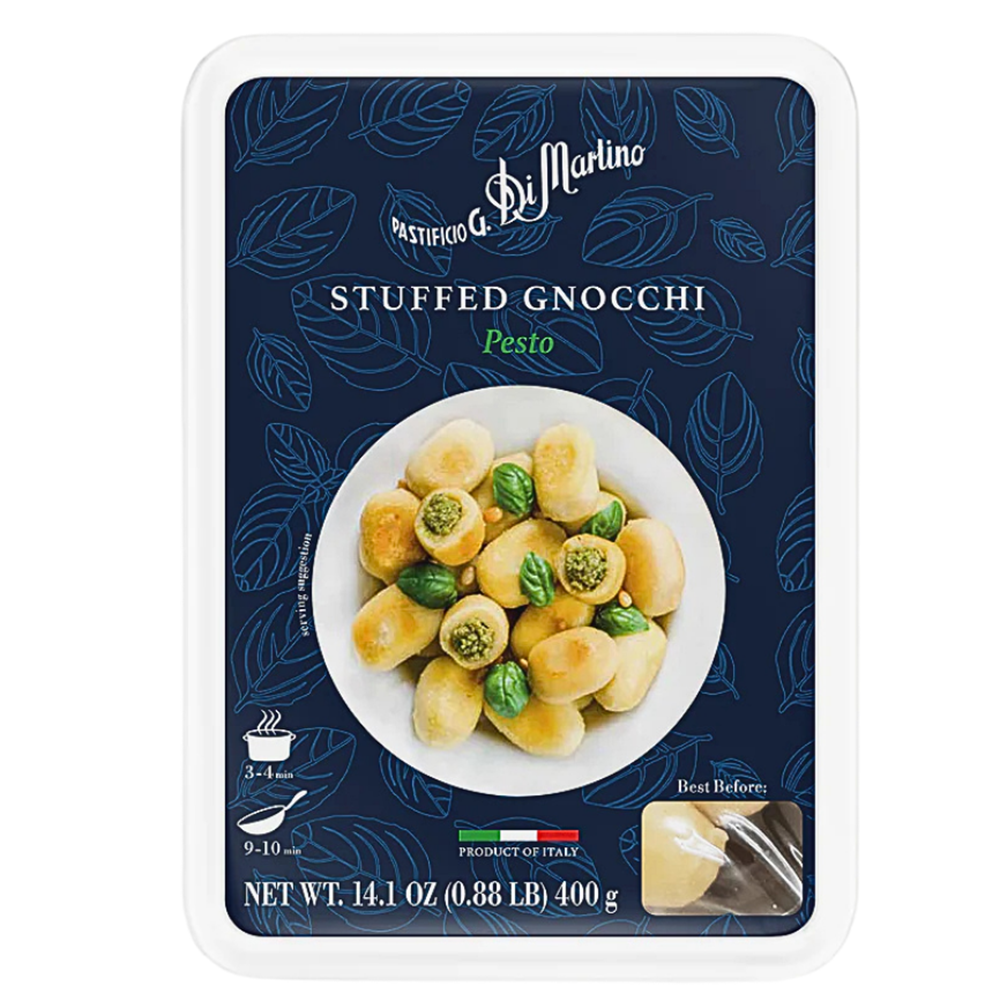 Di Martino Stuffed Gnocchi with Pesto Filling – Authentic Italian Pasta (14.1 oz)