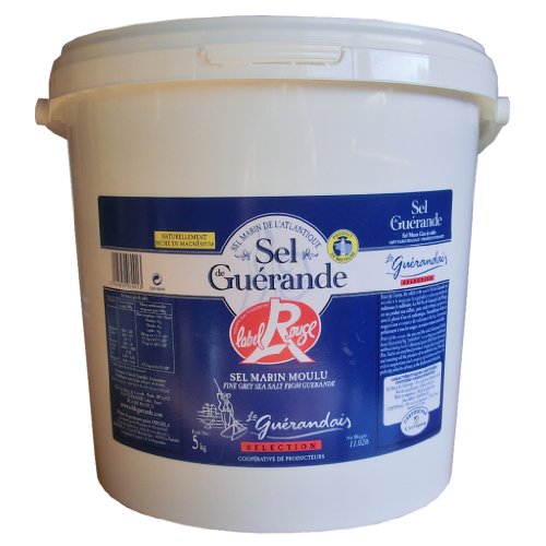 Sel de Guérande Grey Sea Salt – Fine, 11 lbs Pail