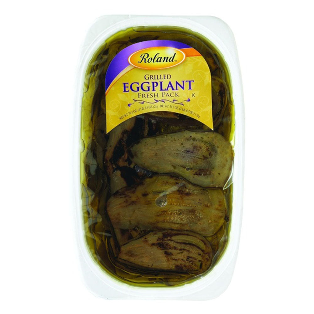 Roland Grilled Eggplant Slices - 63.05 oz (3.94 LB) Ready-to-Use Tray
