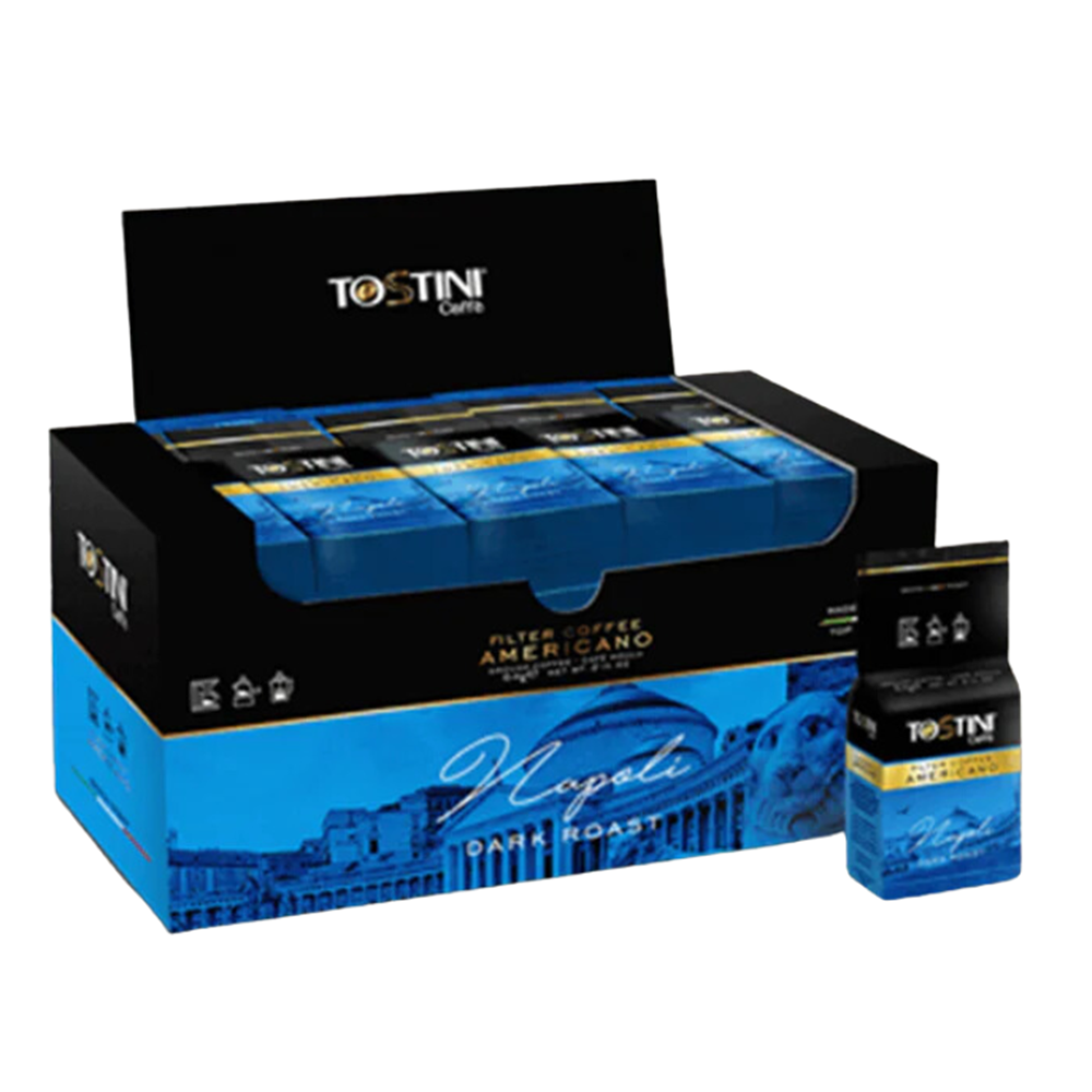 Tostini Caffe Ground Napoli Drip Coffee - Case Pack (50 x 2.2 oz Packets) - Bulk