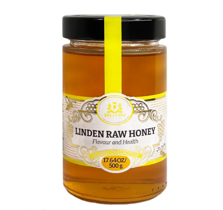 Belevini Linden Raw Honey 17.64 oz