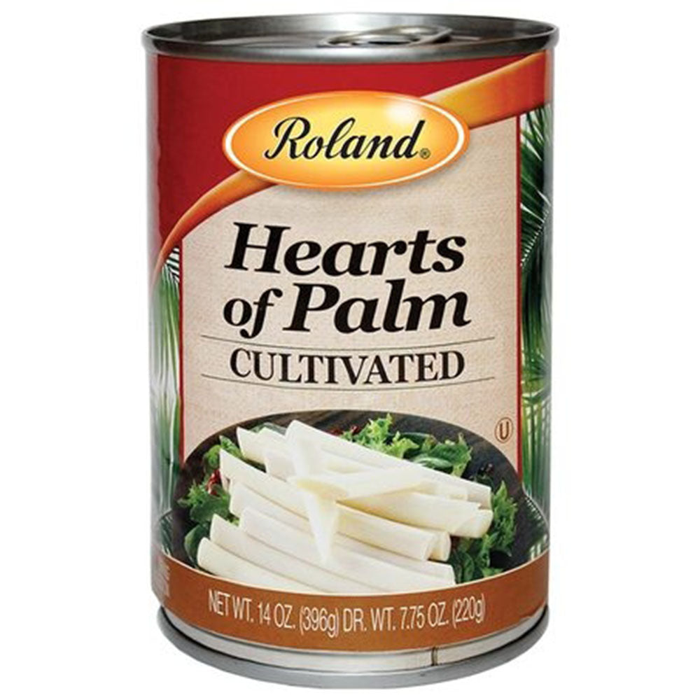 Roland Cultivated Hearts of Palm - 14 oz Can Kosher