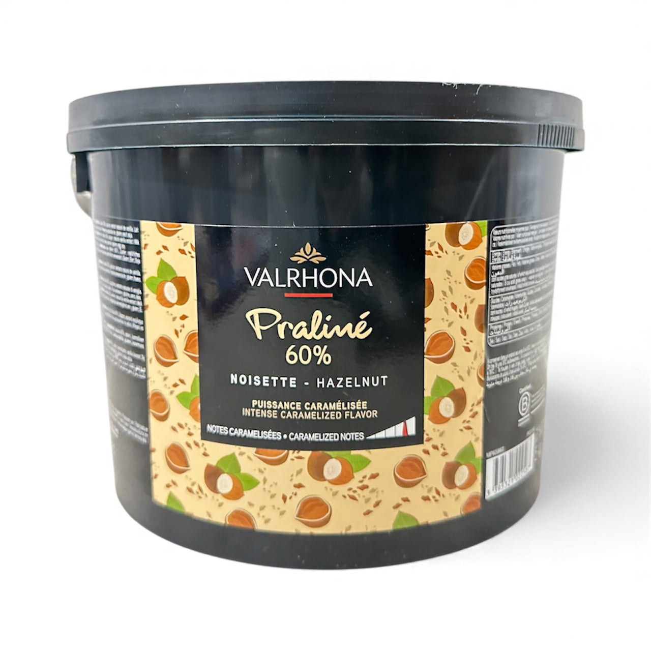 Valrhona Hazelnut Praline Paste 60% – Professional Bulk Pail (11.02 LB)