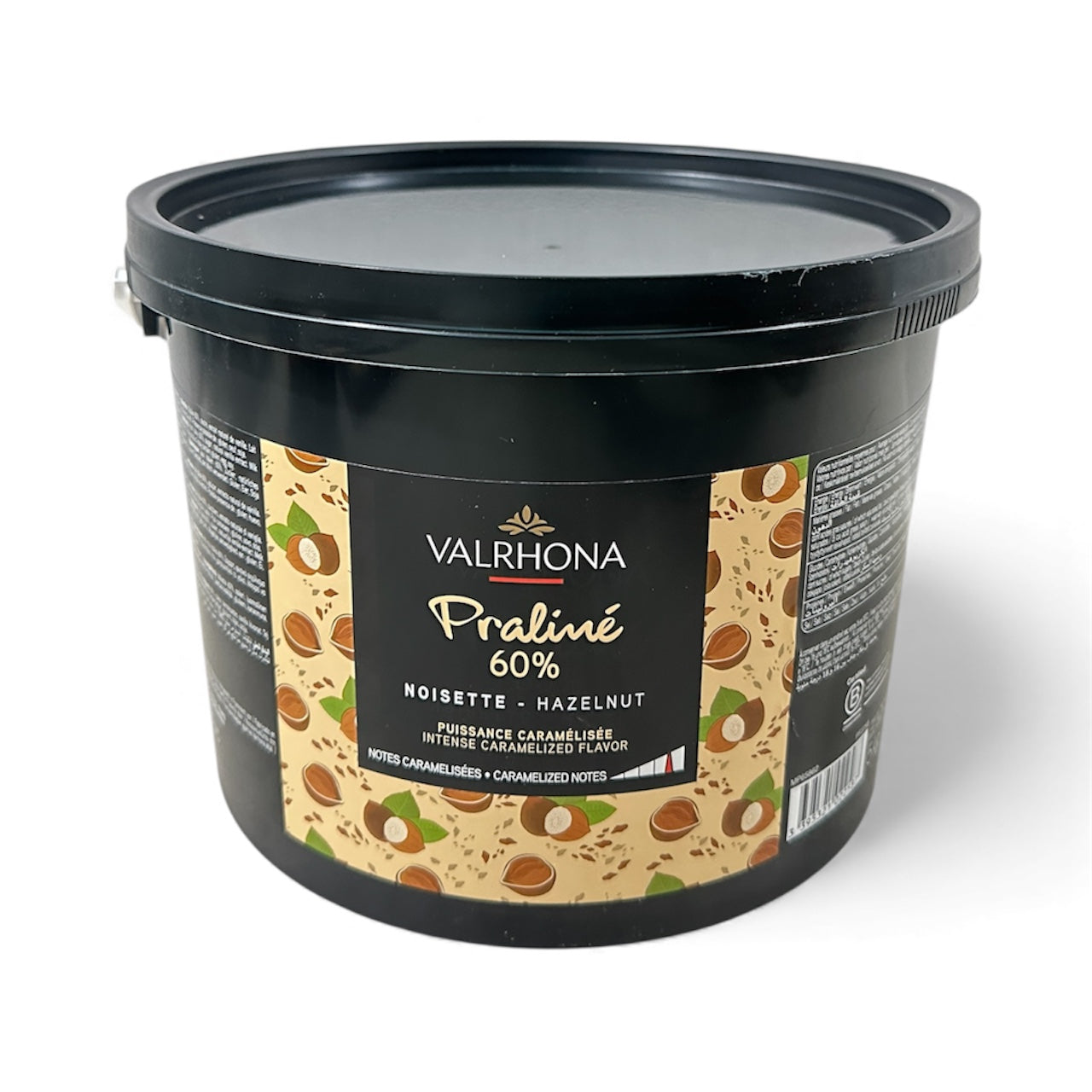 Valrhona Hazelnut Praline Paste 60% – Professional Bulk Pail (11.02 LB)