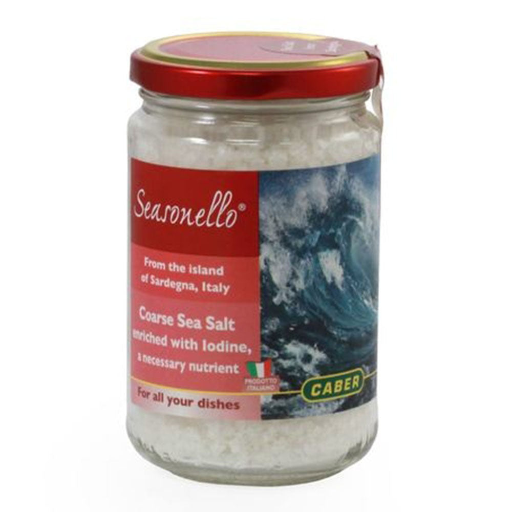 Seasonello Iodized Coarse Sea Salt – 10.58 oz (300 g)