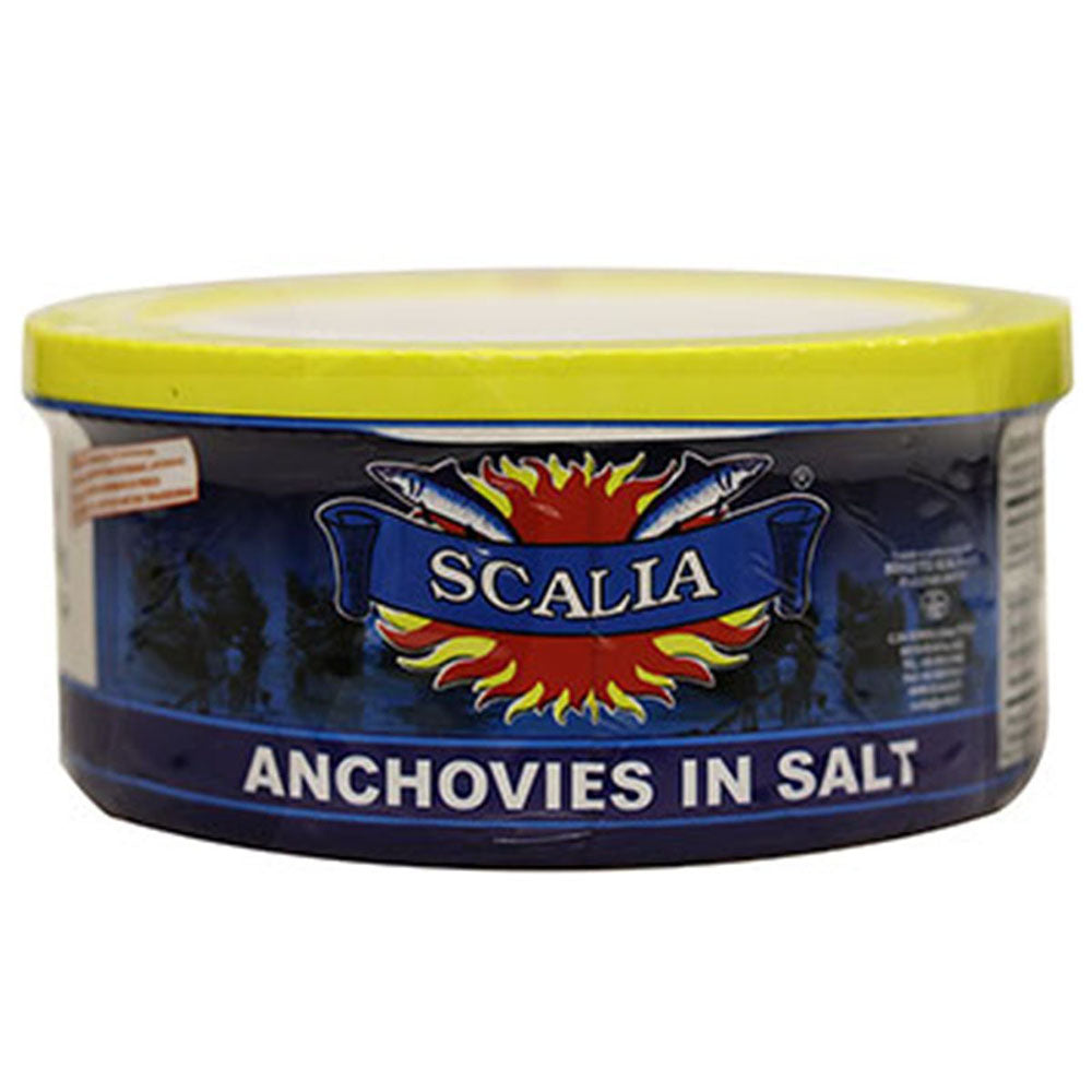 Scalia Italian Anchovies in Sea Salt – Traditional Cured, 26.5 oz