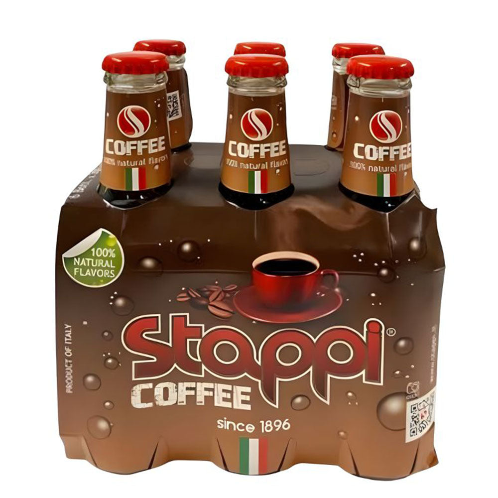 Stappi Italian Coffee Soda 6.8 oz- 6 Pack