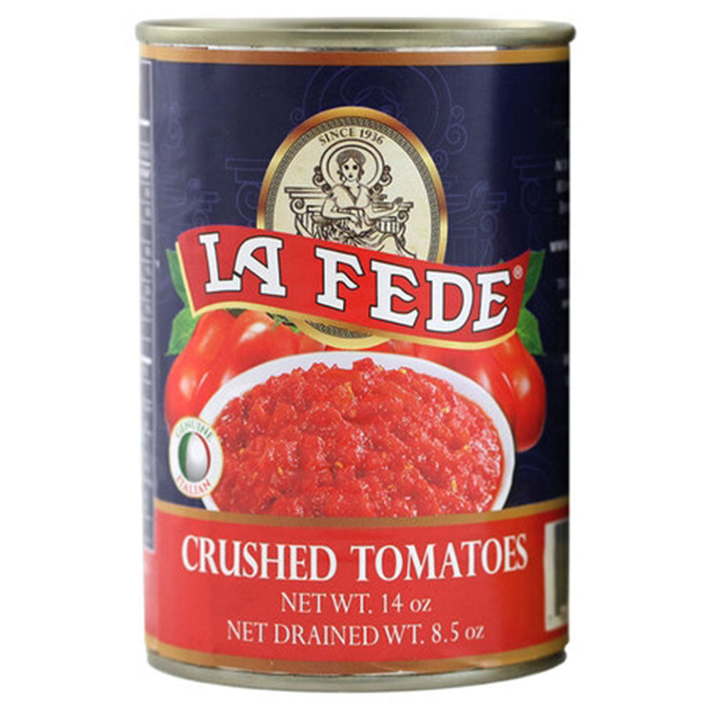 LA FEDE Italian Crushed Tomatoes Smooth Sauce Base 14 oz
