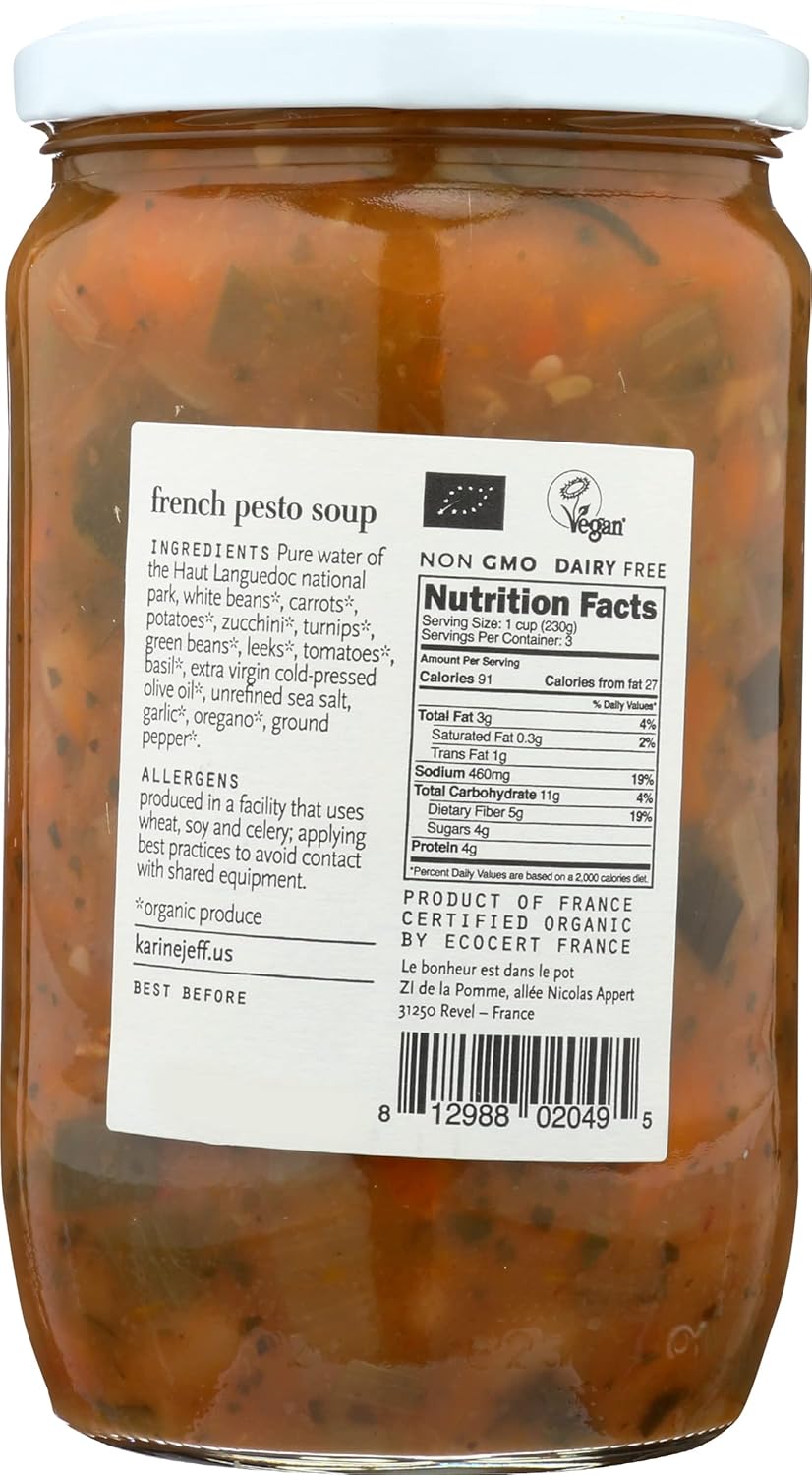 Karine & Jeff Organic French Pesto Soup 1.6 LB