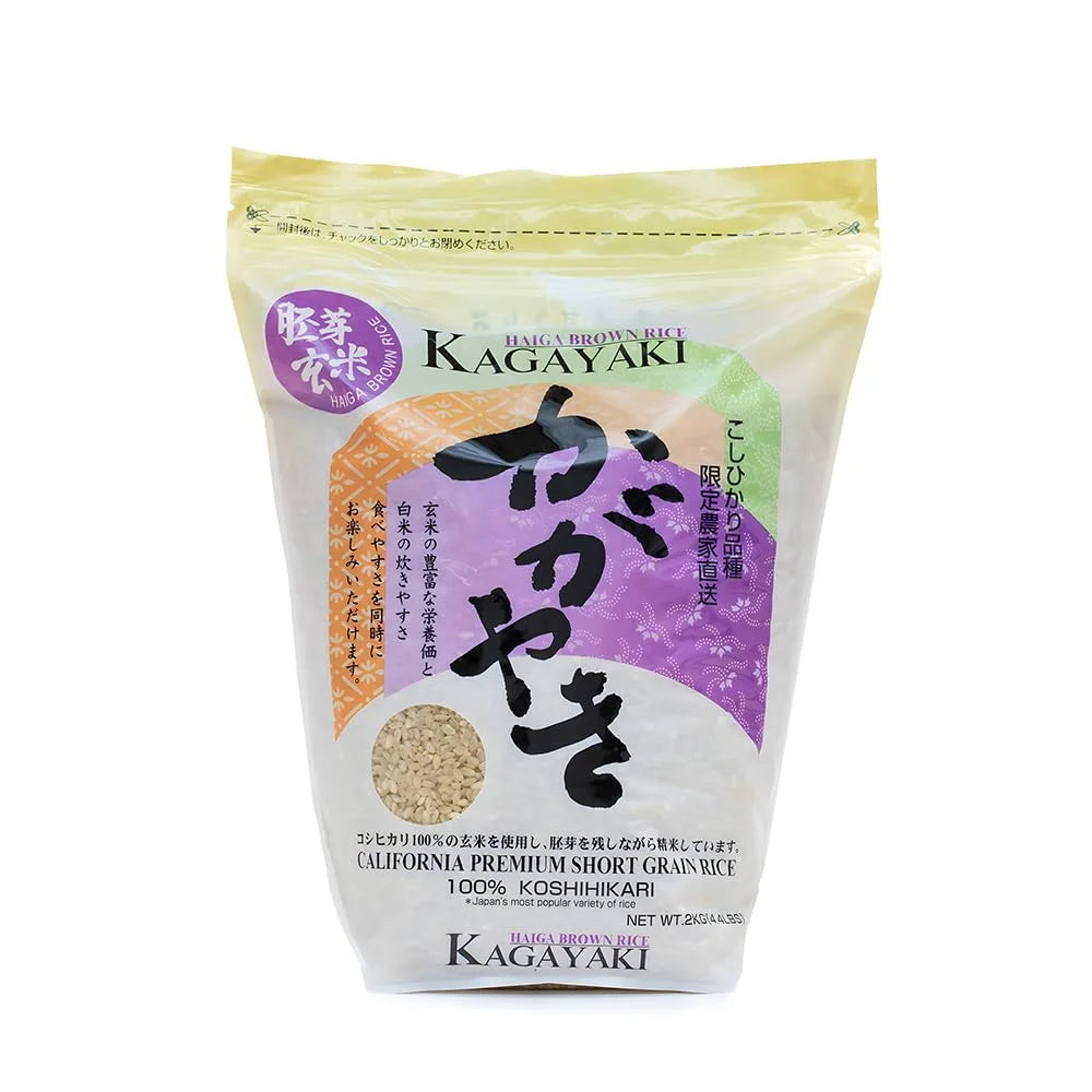 Kagayaki Haiga Genmai Brown Rice – 4.4 lbs | California Short Grain Koshihikari