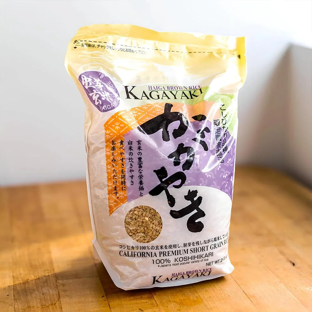 Kagayaki Haiga Genmai Brown Rice – 4.4 lbs | California Short Grain Koshihikari