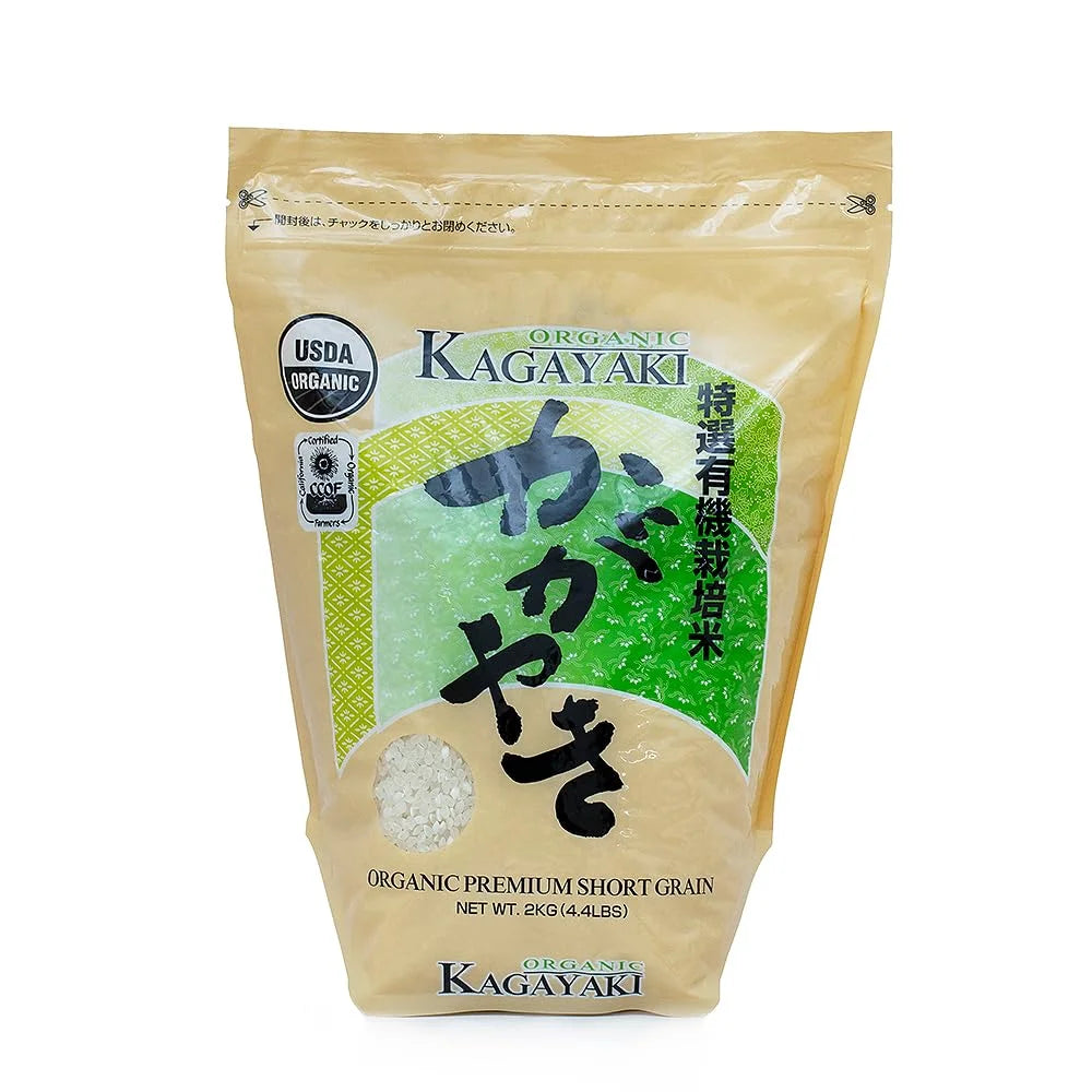Kagayaki Organic Short Grain Rice – 4.4 lbs | Premium California Sushi Rice