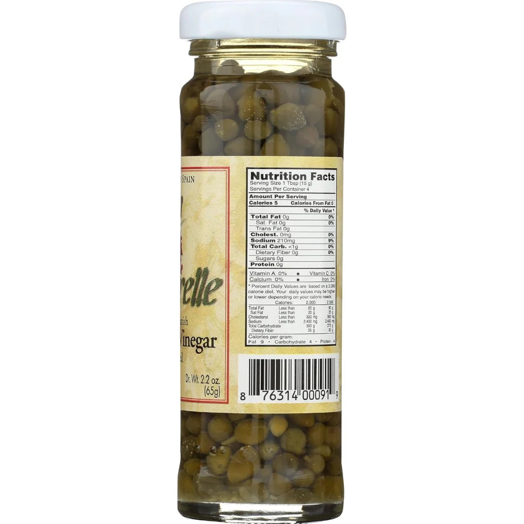 La Caperelle Capers in Vinegar – 3.5 oz (100 g)