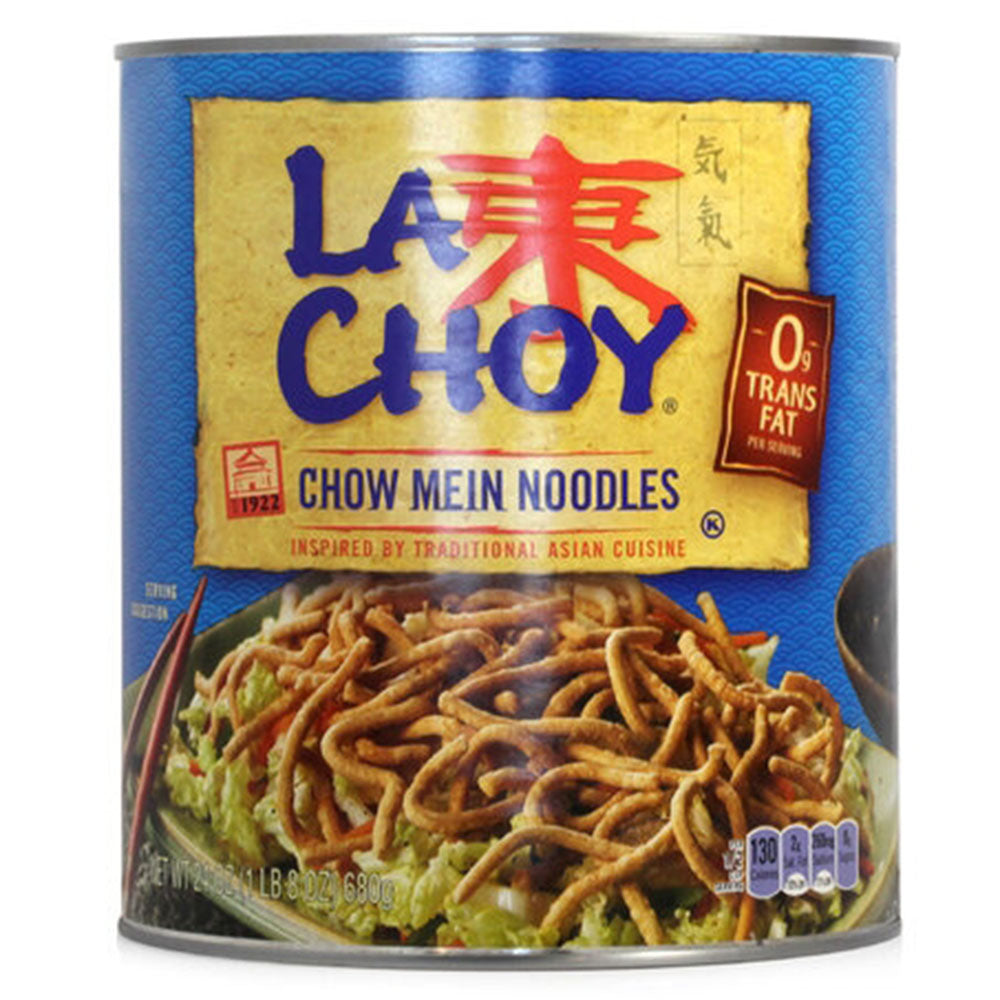 La Choy Chow Mein Noodles – Crispy Asian-Style Noodles, 24 oz Can