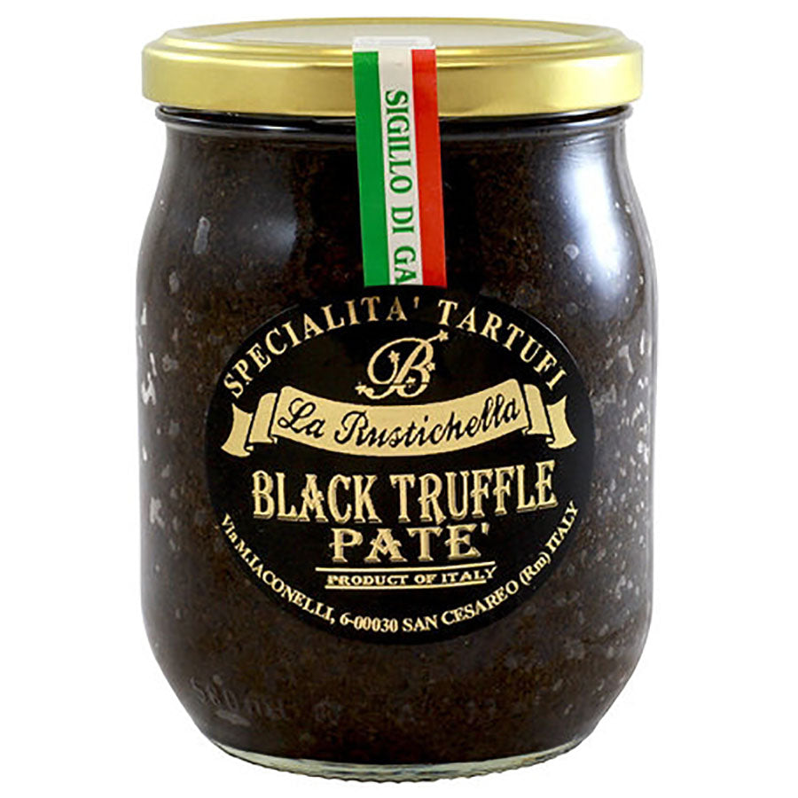 La Rustichella Black Truffle Pâté – Italian Truffle Spread 17.5 oz