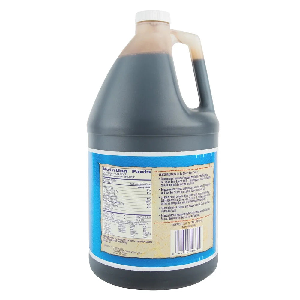 La Choy Soy Sauce – 1 Gallon (3.78L)